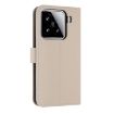 Xiaomi 15 Apricot Leather Phone Case with Metal Bow & Hand Strap - 3