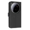 Xiaomi 15 Ultra Metal Bow Leather Phone Case with Hand Strap - Black - 3