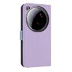 Xiaomi 15 Ultra Purple Metal Bow Leather Phone Case with Hand Strap - 3
