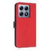 Xiaomi 14T Red Metal Bow Leather Phone Case with Hand Strap - 3