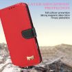 Xiaomi 14T Red Metal Bow Leather Phone Case with Hand Strap - 4