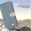 Xiaomi 14T Pro Light Blue Metal Bow Leather Case with Hand Strap - 4