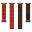 Magnetic Buckle Silicone Watch Band for Apple Watch 42/41/40/38mm Grey Yellow - 6