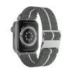 Dual-Color Nylon Watch Band for Apple Watch 46/49/45/44mm - Grey White - 3
