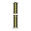 Dual-Color Nylon Watch Band for Apple Watch 42/41/40/38mm - Green Yellow - 2