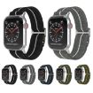 Dual-Color Nylon Watch Band for Apple Watch 42/41/40/38mm - Green Yellow - 4