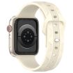 Apple Watch Band 46/49/45/44mm Vertical Grain Reverse Buckle Silicone - 4