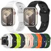 Apple Watch Band 46/49/45/44mm Vertical Grain Reverse Buckle Silicone - 5
