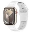 Apple Watch Band 42/41/40/38mm Vertical Grain Reverse Buckle Silicone White - 1