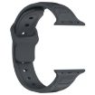 Apple Watch Band 42/41/40/38mm Vertical Grain Silicone - Platinum Gray - 3