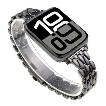 Apple Watch Band Black - Zinc Alloy, Water Drop Design 46/49/45/44mm - 1