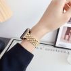 Gold Zinc Alloy Watch Band for Apple Watch 42/41/40/38mm Water Drop Design - 3