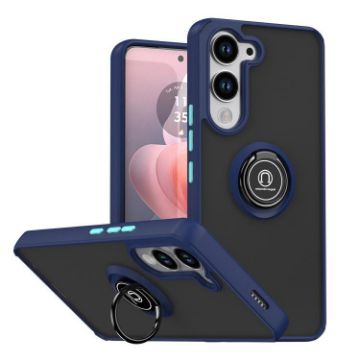 Vivo Y29s 5G Q Shadow 1 Series Royal Blue TPU + PC Case with Ring - 1