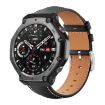 Amazfit T-Rex 3 Black Shark Leather Watch Band 22mm Flat Head - 1