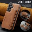 Samsung Galaxy S25 5G DG.MING MagSafe RFID Card Phone Case Brown - 2