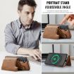 Samsung Galaxy S25+ 5G DG.MING MagSafe RFID Card Phone Case Brown - 7