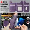 Samsung Galaxy S25+ 5G DG.MING MagSafe RFID Card Case Purple - 6
