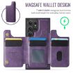 Samsung Galaxy S23 Ultra 5G DG.MING MagSafe RFID Card Case Purple - 3