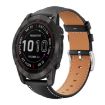 Garmin Fenix 8/7X/6X/5X Black Shark Leather Watch Band 26mm/22mm - 1