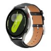 Samsung Galaxy Watch7/FE/6/5/4 Black Leather Band 20mm xDfind - 1