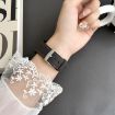 Samsung Galaxy Watch8 20mm Black Shark Leather Band (Coffee) - 5
