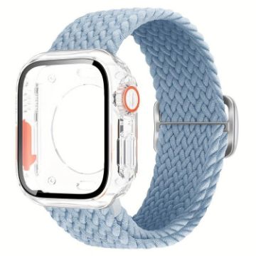Apple Watch 44mm/45mm Nylon Band & Ultra 49mm Case - Light Blue - 1