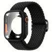 Apple Watch 44mm/45mm Nylon Band & Ultra 49mm Case - Black - 1