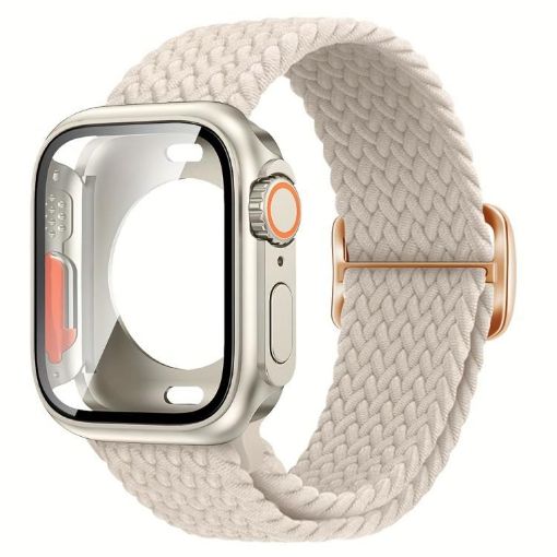 Apple Watch 40mm/41mm Nylon Band & Ultra 49mm Case - Starlight - 1