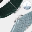 Apple Watch 44mm/45mm Nylon Band & TPU Case, Dark Blue Ladder Buckle - 3