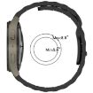 18mm Orange I-Shaped Solid Color Silicone Watch Band - 6