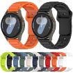 18mm I-Shaped Starlight Solid Color Silicone Watch Band - 5