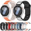18mm I-Shaped Dual Color Silicone Watch Band - Red Black - 5