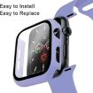 Apple Watch Series 10 42mm Rose Red Silicone Band with PC Case - 4
