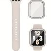 Apple Watch 40mm/41mm Silicone Band & PC Case - Starlight Pin Buckle - 1