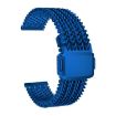 22mm Blue Mesh Magnetic Stainless Steel Watch Band - 1