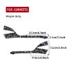 Chevrolet Corvette C8 2020+ Gold Foil Carbon Fiber Mirror Stickers 4pcs - 2