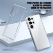 Samsung Galaxy S25 5G iPAKY Aurora Shockproof Transparent Black Case - 3