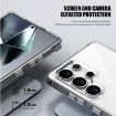 Samsung Galaxy S25 5G iPAKY Aurora Shockproof Transparent Black Case - 6