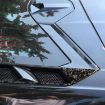 Chevrolet Corvette C8 2020+ Gold Foil Carbon Fiber Vents Stickers 4pcs Set - 3
