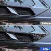 Chevrolet Corvette C8 2020+ Gold Foil Carbon Fiber Vents Stickers 4pcs - 5