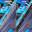 Gold Foil Carbon Fiber Console Stickers for Chevrolet Corvette C8 2020+ - 5