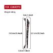 Gold Foil Carbon Fiber Console Stickers for Corvette C8 2020+, Red - 2