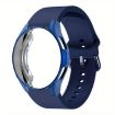 Samsung Galaxy Watch 4 Classic 42mm Silicone Band & PC Case - Dark Blue - 1
