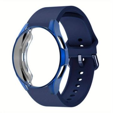 Samsung Galaxy Watch 4 Classic 46mm Dark Blue Silicone Band + PC Case - 1