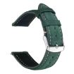 22mm Green Retro Crazy Horse Leather Watch Band xDfind - 1