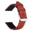 Suunto 9/9 Baro/D5/Core/7 24mm Red Leather Watch Band Retro Style - 1