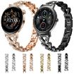 Amazfit GTS4 Mini/3/2/2e/2 Mini 20mm Diamond Metal Watch Band Black - 6