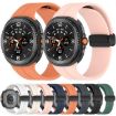 Samsung Galaxy Watch 8/8 Classic Orange Magnetic Silicone Band - 3