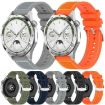 20mm xDfind Hybrid Nylon Braid Silicone Watch Band - Orange - 3