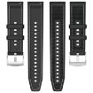 20mm Midnight Blue Hybrid Nylon Silicone Watch Band - 5